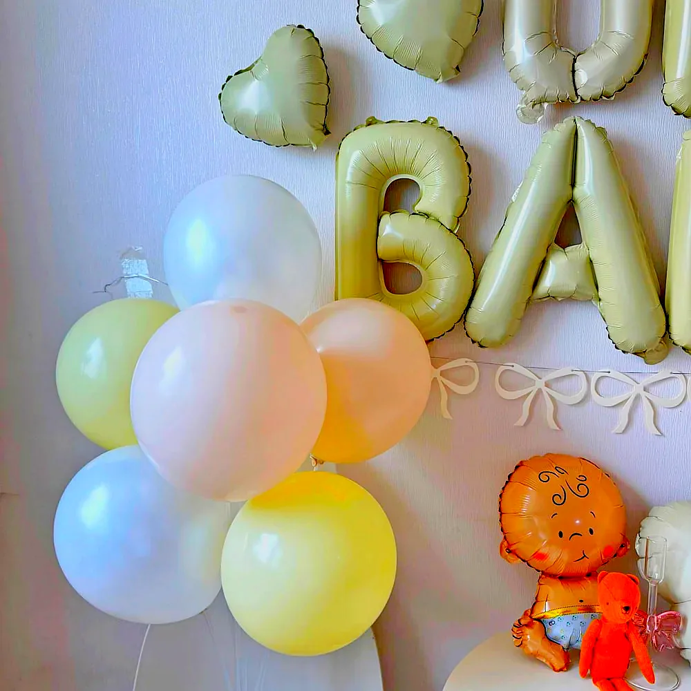 베이비샤워풍선 세트 가랜드 젠더리빌 만삭촬영소품 이미지 5