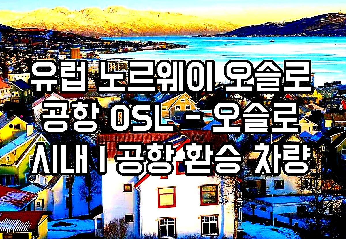 유럽 노르웨이 오슬로 공항 OSL - 오슬로 시내 | 공항 환승 차량 이미지 2 유럽 노르웨이 오슬로 공항 OSL - 오슬로 시내 | 공항 환승 차량 이미지 2